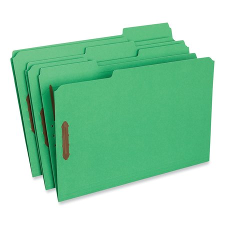 UNIVERSAL ONE Manila Folder 8-1/2 x 14", 1/3 Tab, Green, PK50 UNV13526